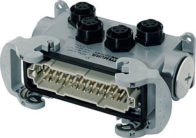 27681 POWER DISTRIBUTOR PD4 7/8'' 5 POLE 24+E male to 4 x 7/8'' 5-pole female - 1