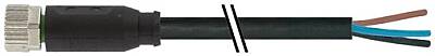 7000-08041-6200200 M8 female 0° A-cod. with cable PUR 3x0.25 bk UL/CSA 2m - 1