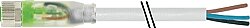 7000-08111-2301000 M8 female 0° A-cod. with cable LED PUR 3x0.25 gy UL/CSA+drag ch. 10m
