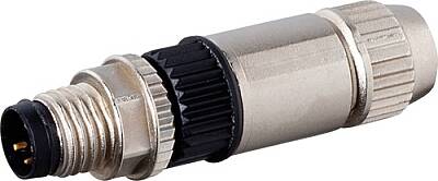 7000-08331-0000000 M8 male 0° A-cod. IDC 3-pol., 0,14 - 0,34mm², 2,5 - 5,1mm - 1