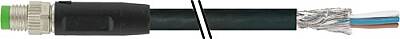 7000-08711-6010220 M8 male 0° A-cod. with cable shielded PVC 4x0.34 shielded bk UL/CSA 2.2m - 1