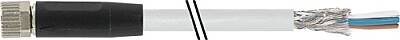 7000-08761-2012500 M8 female 0° A-cod. with cable shielded PVC 4x0.34 shielded gy UL/CSA 25m - 1