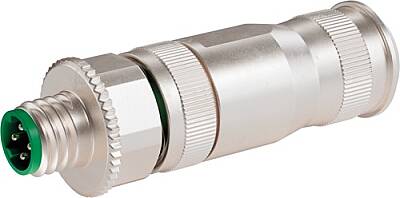 7000-09201-0000000 M8 male 0° D-cod. screw terminal 4-pol., 0,14-0,5mm², max. 6,7mm, shielded, CAT5e - 1