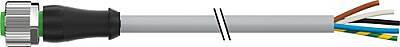 7000-12241-2150750 M12 female 0° A-cod. with cable PVC 5x0.34 gy UL/CSA 7.5m - 1