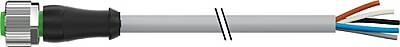 7000-12241-3440500 M12 female 0° A-cod. with cable PVC 5x0.34 gy 5m - 1