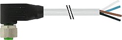 7000-12341-8624000 M12 female 90° A-cod. with cable PUR 4x0.75 gy UL/CSA 40m