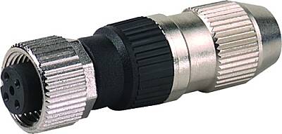 7000-12601-0000000 M12 female 0° A-cod. IDC 4-pol., 0.25 - 0.5mm², 4 - 5,1mm - 1