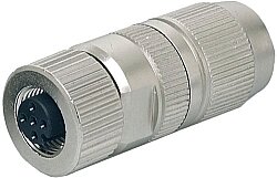 7000-12651-0000000 M12 female 0° A-cod. IDC 4-pol., 0,14 - 0,34mm², 4,5 - 8,8mm, shielded