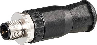 7000-12731-0000000 M12 male 0° A-cod. screw terminal 5-pol., 0,14 - 1,5mm², 2,5 - 8mm - 1