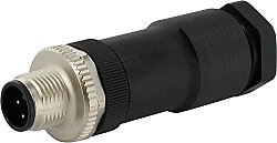 7000-12745-0000000 M12 male 0° A-cod. screw terminal 4-pol., max. 1,5mm², 8 -10mm