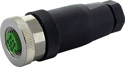 7000-12922-0000000 M12 female 0° A-cod. screw terminal 5-pol., max. 0,75mm² 4 - 6mm - 1