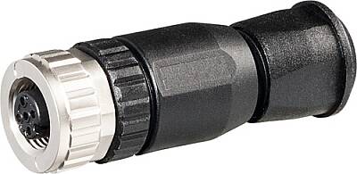 7000-12931-0000000 M12 female 0° A-cod. screw terminal 5-pol., 0,14 - 1,5mm², 2,5 - 8mm - 1