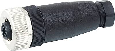 7000-12961-0000000 M12 female 0° A-cod. screw terminal 5-pol., max. 0,75mm², 6 - 8mm - 1