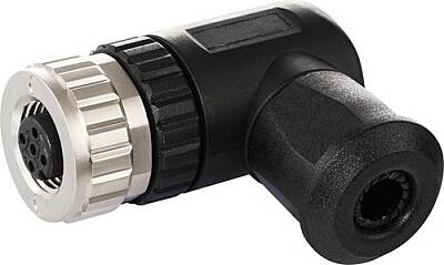 7000-13014-0000000 M12 female 90° A-cod. screw terminal 4-pol., 0,14 - 1,5mm², 2,5 - 8mm - 1