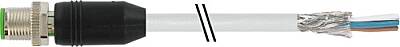 7000-13101-2430500 M12 male 0° A-cod. with cable shielded PUR 5x0.34 shielded gy UL/CSA+drag ch. 5m - 1