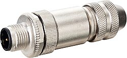 7000-13321-0000000 M12 male 0° A-cod. screw terminal 5-pol., max. 0,75mm², 6 - 8mm, shielded