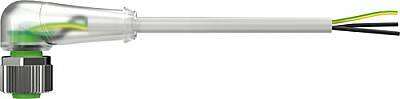 7000-13701-2360150 M12 female 90° A-cod. with cable PUR 3x0.75 gy UL/CSA+drag ch. 1.5m - 1