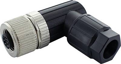 7000-13851-0000000 M12 female 90° A-cod. Push-Lock 4-pol., 0.14 - 0.75mm², 4 - 8mm - 1