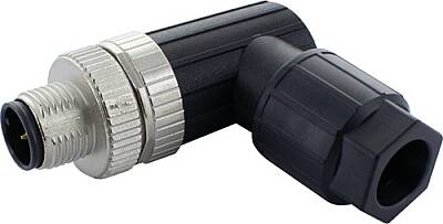 7000-13911-0000000 M12 male 90° A-cod. Push-Lock 5-pol., 0,08 - 0,75mm², 4 - 8mm - 1