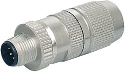 7000-14201-0000000 M12 male 0° B-cod. IDC 3-pol., 0,25 - 0,34mm², 7 - 8,8mm, shielded