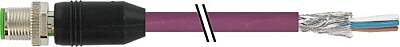 7000-14541-7982500 M12 male 0° D-cod. with cable shielded PUR 1x4xAWG22 shielded vt UL/CSA+drag ch. 25m - 1
