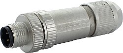 7000-14801-0000000 M12 male 0° D-cod. Push-Lock 4-pol., 0,14 - 0,75mm², 4 - 8mm, shielded, CAT5
