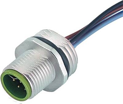 7000-15601-9420050 M12 male recept. Y-cod. front PP-wires AWG20/26 0.5m - 1