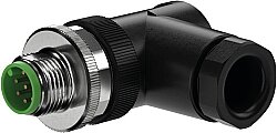 7000-17311-0000000 M12 male 90° A-cod. screw terminal 8-pol., max. 0.5mm², 6 - 8mm