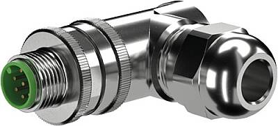 7000-17351-0000000 M12 male 90° A-cod. screw terminal 8-pol., max. 0.5mm², 6 - 8mm, shielded - 1