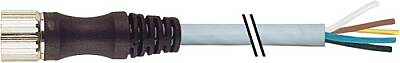 7000-23211-4482500 M23 female 0° with cable PUR 8x0.5+3x1.0 gy UL/CSA+drag chain 25m - 1