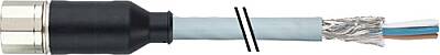 7000-23751-4010600 M23 female 0° with cable shielded PUR 0.34+0.75 shielded gy UL/CSA+drag ch. 6m - 1