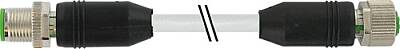 7000-40021-8621400 M12 male 0° / M12 female 0° A-cod. PUR 4x0.75 gy UL/CSA 14m - 1