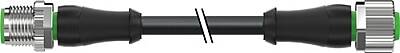 7000-40041-7321500 M12 male 0° / M12 female 0° A-cod. PUR 5x0.34 bk UL/CSA+drag ch. 15m - 1