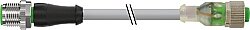 7000-40042-2350750 M12 male 0° / M12 female 0° A-cod. LED PUR 5x0.34 gy UL/CSA+drag ch. 7.5m - 2