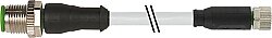 7000-40561-2500150 M12 male 0° / M8 female 0° A-cod. PUR 3x0.25 gy UL/CSA+robot+drag ch. 1.5m