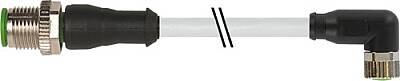 7000-40621-2110060 M12 male 0° / M8 female 90° A-cod. PVC 4x0.25 gy UL/CSA 0.6m - 1