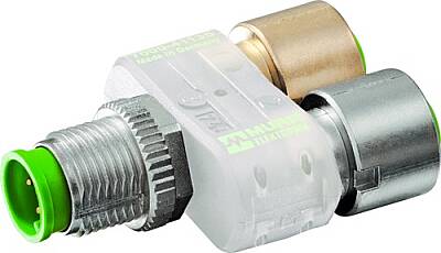 7000-41135-0000000 T-Coupler Slimline M12 male/2xM12 female A-cod LED 5-pol. / 2x 4-pol. - 1
