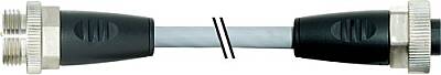 7000-50021-9650750 7/8'' male 0° / 7/8'' female 0° PUR 5x1.0 gy 7.5m - 1