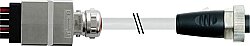 7000-50301-9620060 7/8'' female 0° / Push Pull Power AIDA PUR 5x2.5 gy UL/CSA+drag ch. 0.6m