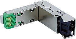 7000-74081-0000000 RJ45 Heavy Duty male 90° up IDC 8-pol., AWG23-22, 5- 9mm, shielded, CAT5