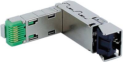 7000-74081-0000000 RJ45 Heavy Duty male 90° up IDC 8-pol., AWG23-22, 5- 9mm, shielded, CAT5 - 1