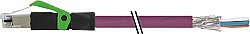 7000-74101-7980500 RJ45 male 0° with cable shielded PUR 1x4xAWG22 shielded vt UL/CSA+drag ch. 5m