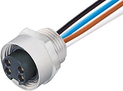 7000-78361-9770050 7/8'' female recept. front Wires 4x0.75 0.5m