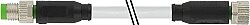 7000-88005-2100750 M8 male 0° / M8 female 0° A-cod. PVC 3x0.25 gy UL/CSA 7.5m