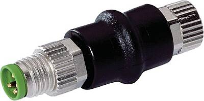 7000-88511-0000000 Adaptor M8 male / M8 female A-cod. 3-pol. / 4-pol., conf. 1,3,4 - 1