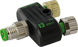 7000-88621-0000000 T-Coupler M8 male / 2x M8 female A-cod. 3-pol. / 3-pol.