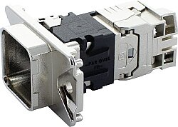 7000-99595-0000000 Wall bushing for push pull RJ45 Including RJ45 insert with IDC cable connection