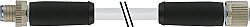 7000-P4241-P394000 M12 Power male 0° / female 0° L-cod. PUR 5x2.5 gy UL/CSA+drag ch. 40m