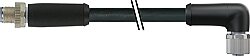 7000-P4251-P340150 M12 Power male 0° / female 90° L-cod. PUR 5x2.5 bk UL/CSA+drag ch. 1.5m