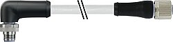 7000-P4261-P080150 M12 Power male 90° / female 0° L-cod. PUR 5x1.5 gy UL/CSA+drag ch. 1.5m